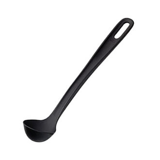 Mestolo nylon & fiberglass con becco a versare nero Ø 6 x 31 cm