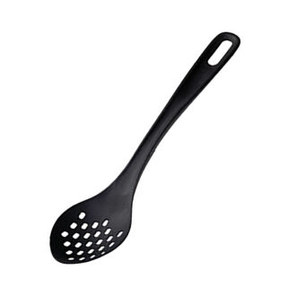 Cucchiaione forato nylon & fiberglass nero 35 cm