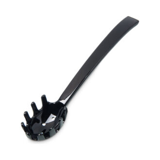 Mestolo pasta forato in policarbonato nero 26 cm