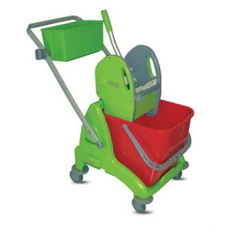 Carrello doppia vasca con vaschetta