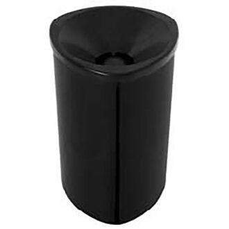 Sputacchiera resina nero in plastica