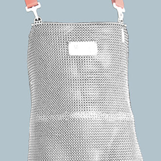 Grembiule protettivo acciaio inox 70x50 cm