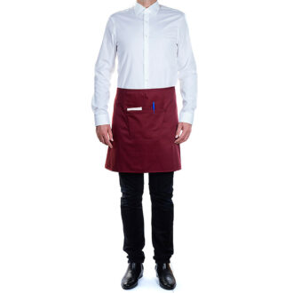 Grembiule bordeaux medio linea Horeca