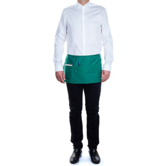 Grembiule verde corto linea Horeca