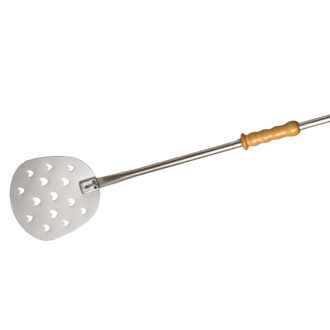 Palettino forato per pizza manico in legno linea Cuore