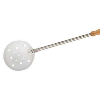 Palettino forato per pizza manico in legno linea Classic