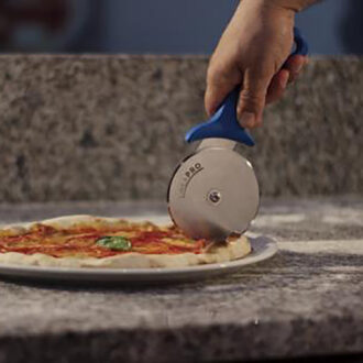 Rotella taglia pizza professionale in acciaio inox Ø 10 cm