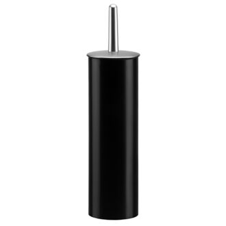 Portascopino d’appoggio nero Linea Noir