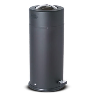 Gettacarte con pedale nero