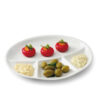 Piatto ovale 3 scomparti Linea Party