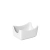 Set 3 cocotte quadre con coperchio Linea Mignon bianco