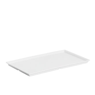 Vassoio rettangolare bianco Linea Gran Buffet