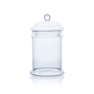 Barattolo con coperchio Linea Tin h 18 cm