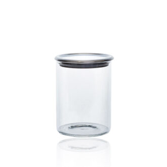 Vaso vetro con coperchio Linea Storage 15,5 cm