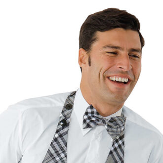 Papillon Tartan 412 grigio linea Horeca