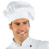 Cappello cuoco bianco regolabile linea Chef