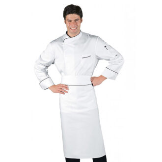 Camice Rondin codino nero linea Chef