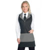 Grembiule Madeira con zip grigio/antracite linea Horeca