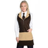 Grembiule Madeira con zip nero/rosso linea Horeca