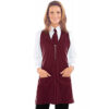 Grembiule Madeira bordeaux con zip linea Horeca