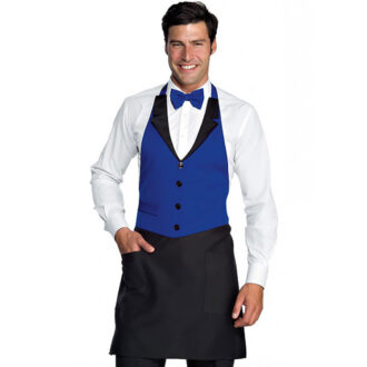 Grembiule Victor blu cina/nero linea Horeca