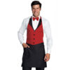 Grembiule Madeira con zip grigio/antracite linea Horeca