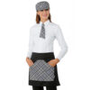 Grembiule Orleans tartan grigio linea Horeca