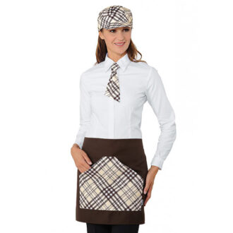 Grembiule Orleans tartan beige linea Horeca