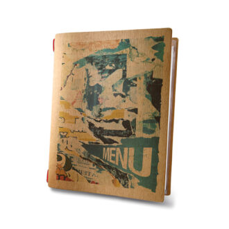 Porta menu Linea Custom Street Art Golfo