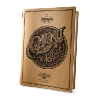 Porta menu Linea Custom Tattoo Print A4