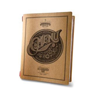 Porta menu Linea Custom Tattoo Print Golfo