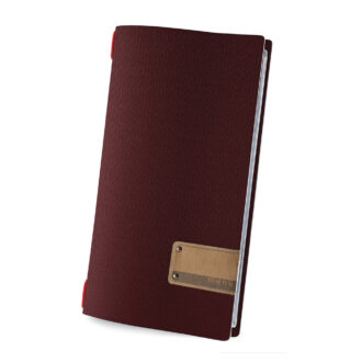 Porta menu Linea Juta 4RE Bordeaux