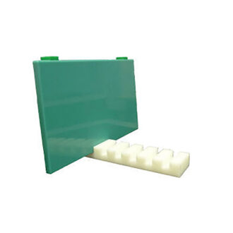 Portataglieri singolo polietilene 33x9x4 cm