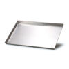 Teglia In Acciaio Inox Con Bordi Saldati E Rivoltati 60 x 40 x H 4 cm – Squarzoni