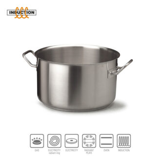 Casseruola Alta 2 Manici Inox – Ballarini Professionale Casseruola Alta 2 Manici Inox – Ballarini Professionale