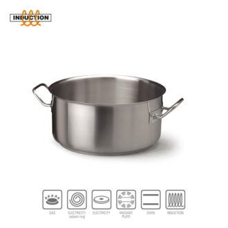 Casseruola Bassa 2 Manici Inox – Ballarini Professionale Casseruola Bassa 2 Manici Inox – Ballarini Professionale