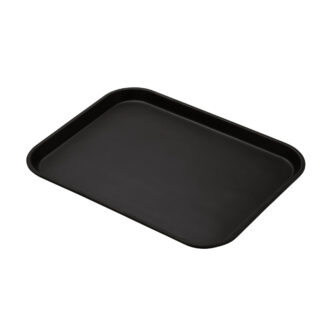 Vassoio Antiscivolo Rinforzato Rettangolare Camtread Nero – Cambro