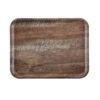Vassoio Laminato Rettangolare Rovere Scuro – Cambro