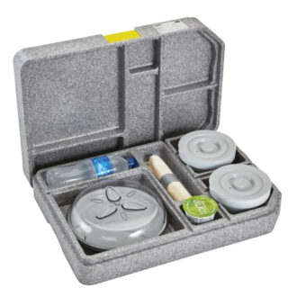Contenitore Isotermico Tablotherm Cam Gobox Apertura Superiore Per Il Trasporto Di Pasti Con 1 Piatto A 2 Scomparti – Cambro