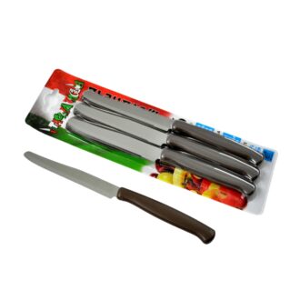 Cf. 6 pz Coltello Tavola Con Manico In Plastica – Svanera