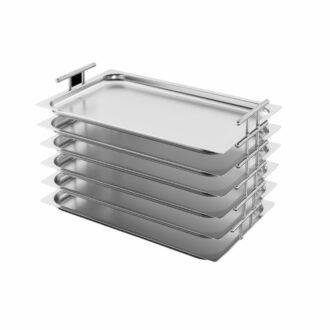 Vassoio In Acciaio Inox Sovrapponibile – Mori 2A Vassoio In Acciaio Inox Sovrapponibile – Mori 2A