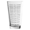 Bicchiere vetro graduato per Boston shaker – Piazza