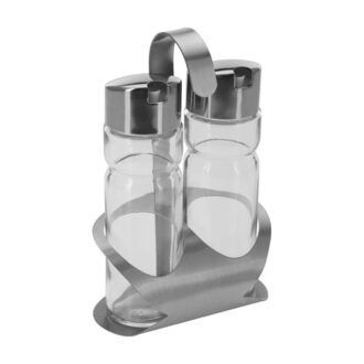 Portacondimenti In Vetro E Acciaio Per Olio E Aceto – Westmark