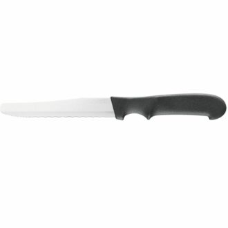 Coltello Tavola Con Manico In Plastica Nera – Ausonia