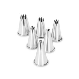Serie 6 Bocchette Foro A Stella In Acciaio Inox Per Decorare – Thermohauser