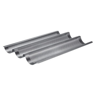 Teglia Forata In Acciaio Antiaderente Per 3 Baguette – Westmark Teglia Forata In Acciaio Antiaderente Per 3 Baguette – Westmark
