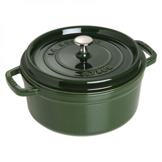 Cocotte Ghisa Tonda Verde Staub – Staub