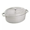Tegame Ghisa Ovale Bianco Staub – Staub