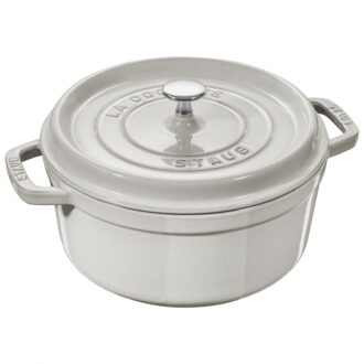 Tegame Ghisa Tondo Bianco Staub – Staub