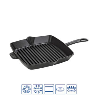 Bistecchiera Grill Americana Nera Con Manici Staub – Staub